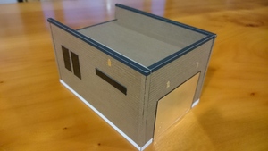 ガレージの建築模型！