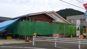 事務所新築工事！　悪戦苦闘した材料が(^^)