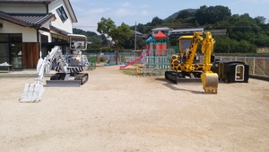 アニマルカラー重機！　　幼稚園へ(^^ゞ