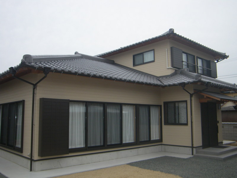 自然素材を使った和風住宅